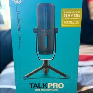 JLab Talk PRO USB Microphone - Black Brand new in box